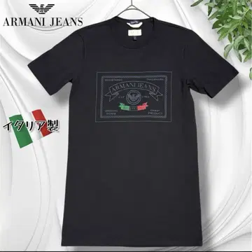 아르마니 ARMANI JEANS 티셔츠 블랙