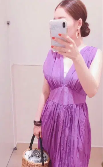 MYLAN Crinkle Maxi Dress 원피스