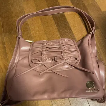 핑크 숄더백