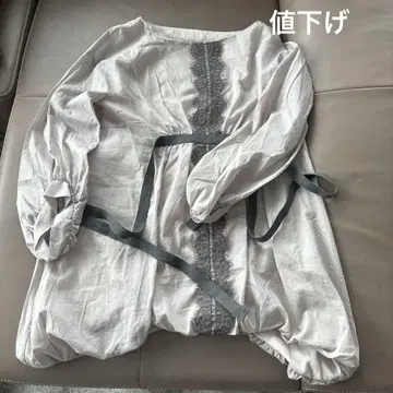 PRIDE 그레이 긴팔 튜닉