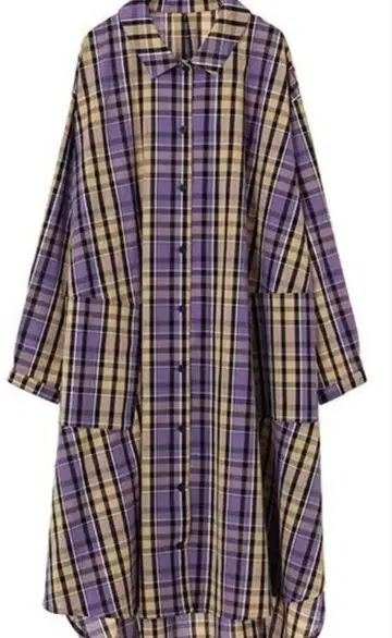 Candy Stripper FLARE CHECK SHIRT 원피스 S