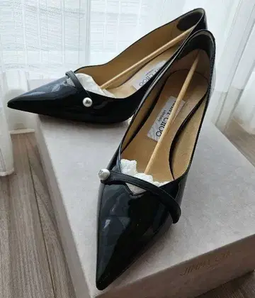 JIMMY CHOO 펄 장식 펌프스 로자리아 65 36.5