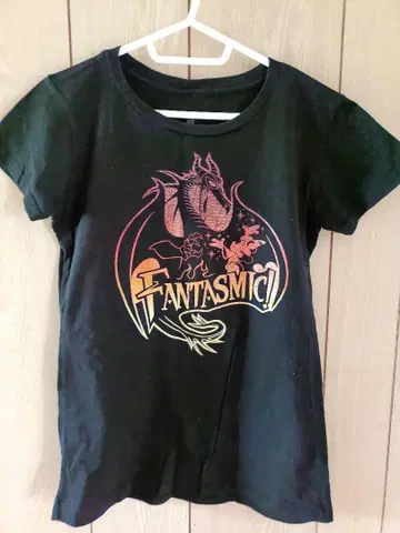 디즈니 파크 FANTASMIC! 티셔츠 M 사이즈 블랙