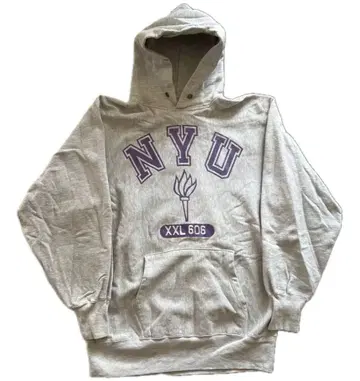 리버스 위브 NYU 리버스 위브 후드티 챔피온