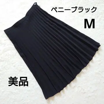 새상품급 PENNY BLACK 페니 블랙 고급스러운 플리츠 스커트 M