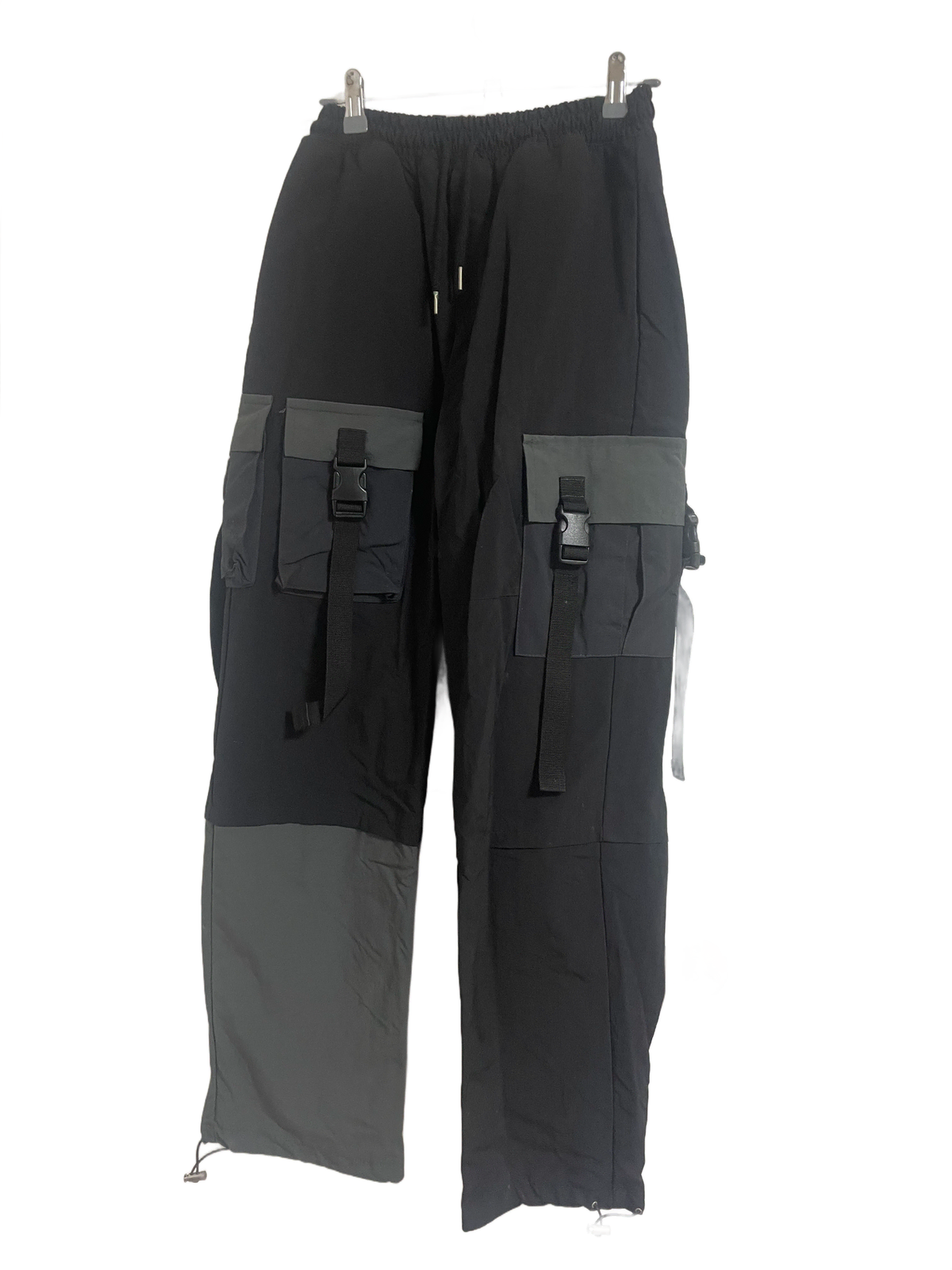 [Awende] Strap Detail Black Cargo