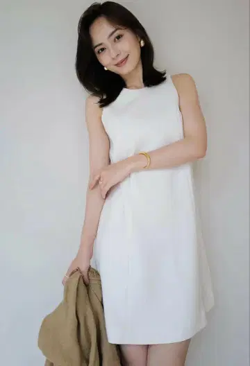 아누아누스 anuans 패널 컷 미니 원피스