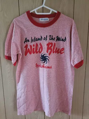 Wild Blue 요코하마 그래픽 티셔츠 반팔