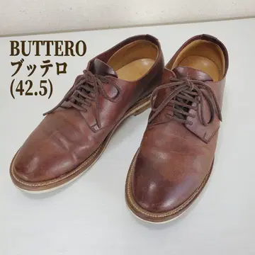 BUTTERO 부테로 B2650 소가죽 가죽 플레인토 더비 신발