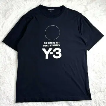 Y-3 / 와이 쓰리 / 프론트 로고 자수 서클 반팔 티셔츠 L