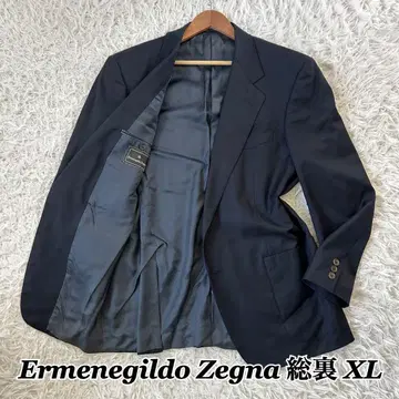 Ermenegildo Zegna 테일러드 자켓 전체 안감 블랙 XL