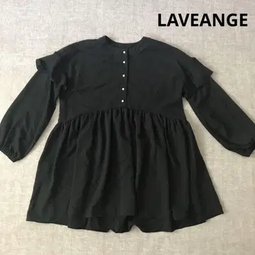 LAVEANGE 허리 개더 밴드 카라 블라우스