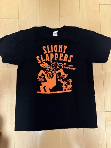 Slight Slappers 블랙 티셔츠 L