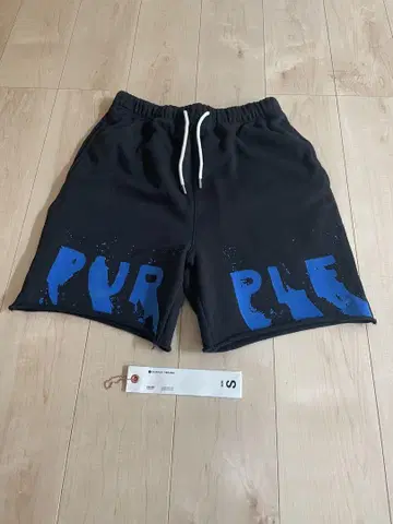 PURPLE BRAND 숏팬츠 S 블랙/파랑