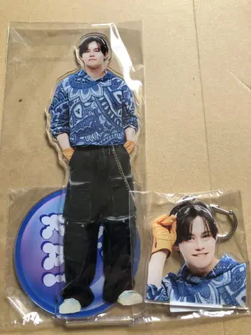 초특급 카이 BIG 아크릴 스탠드, 키링 세트 미개봉 새상품