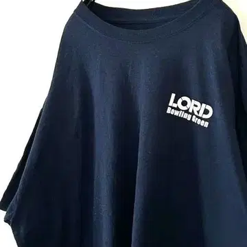 길단 LORD 볼링 티셔츠 XL 네이비 컬러 구제 의류