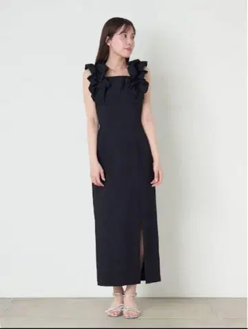 SNIDEL 벌룬 슬리브 I 라인 원피스
