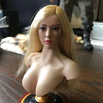 B281 1/6 피규어용 헤드 모발 타입 액세서리 교환용 일광화상