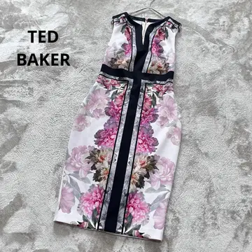 새상품 TED BAKER 테드 베이커 올 패턴 타이트 원피스