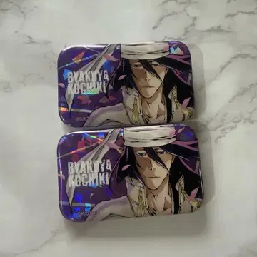 BLEACH 홀로 가공 스퀘어 캔뱃지 후목 시라야