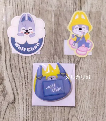 skzoo 온라인 복권 반찬 스티커 A, B 이름 배치 스키즈