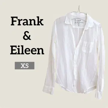 Frank & Eileen 화이트 긴팔 셔츠 XS