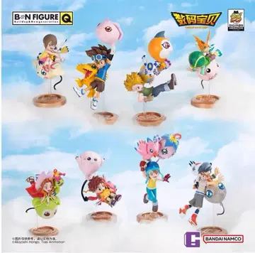 디지몬 어드벤처 중국 한정판 25주년 기념 피규어 1BOX (8개입)