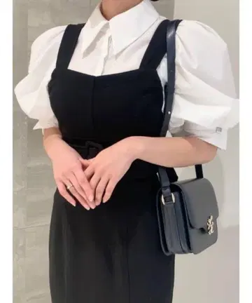snidel 스나이델 빅 칼라 셔츠 블라우스