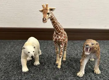 슐라이히 동물 피규어 기린 북극곰 스미로돈