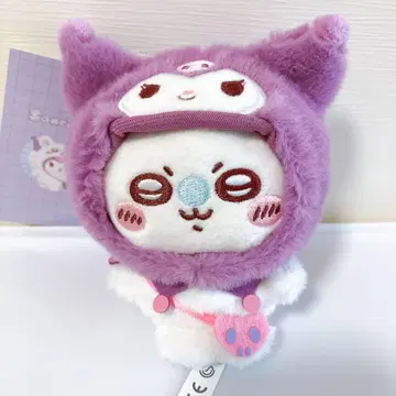치이카와 (먼작귀) 산리오 캐릭터즈 모몽가 쿠로미 마스코트 홀더 콜라보