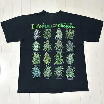 Life is Full of important choices 티셔츠 블랙