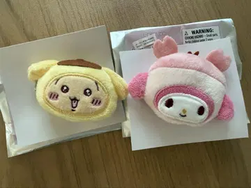 치이카와 산리오 헤어 클립 토끼 폼폼푸딩 마이멜로디 헌책방