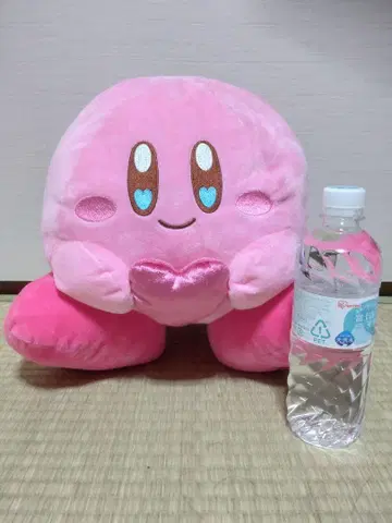 KIRBY 하트 BIG 봉제 인형 빅 핑크