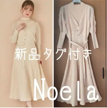 Noela 노엘라 새상품 시어 도킹 원피스 (베이지)