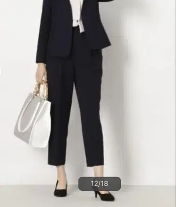 폴리에스테르 더블 크로스 스트레치 셋업 팬츠