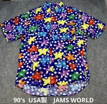 JAMS WORLD 잼즈 월드 USA제 90's 빈티지 알로하