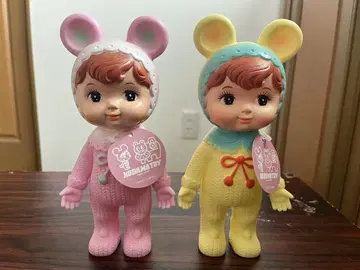 차미짱 2개 세트 쇼와 레트로 소프트 비닐