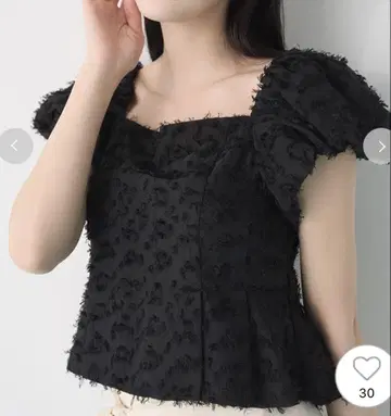 셀포드 오프숄더 숏 블라우스