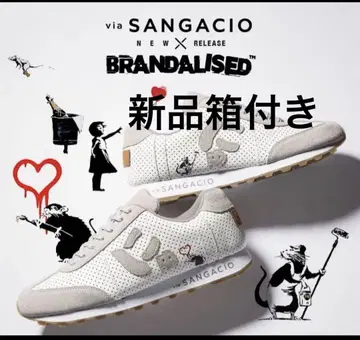 뉴즈 뱅크시 그래피티 SANGACIO 스니커즈 24cm
