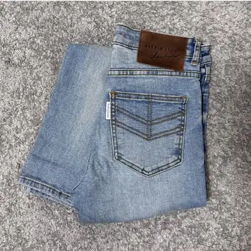 알리시아 스탠 데미지 스키니 청바지