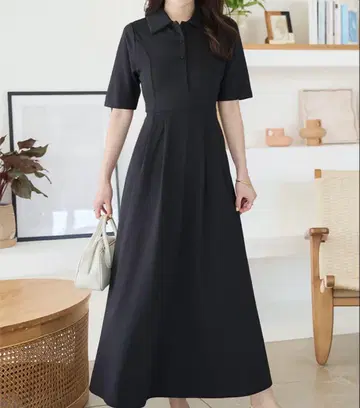 고베 레터스 폴로 원피스 블랙 L 사이즈