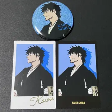 BLEACH 캔뱃지 인스턴트 사진풍 시트 시바 카이엔