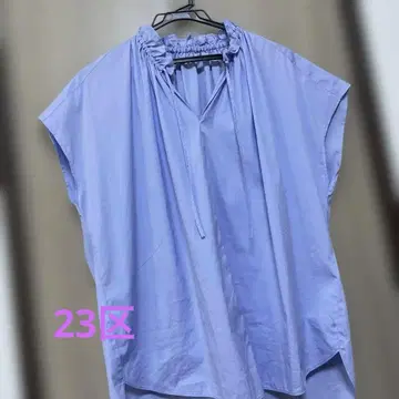 23구 넥 프릴 셔츠 38