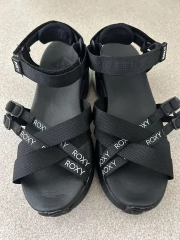 록시 스포츠 샌들 블랙