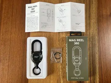 ROOT CO. MAG REEL 360 키링 카키