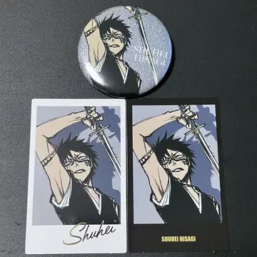 BLEACH 캔뱃지 인스턴트 사진풍 시트 히사키 슈헤이