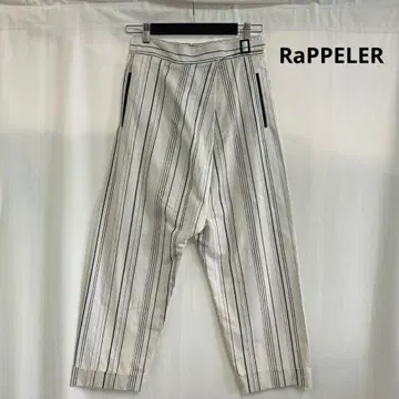 RaPPELER 린넨 혼방 스트라이프 팬츠