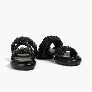 JILSANDER 질 샌더 가죽 플랫폼 샌들 37
