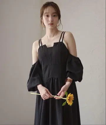 mideal 2way 슬리브 코르셋 원피스