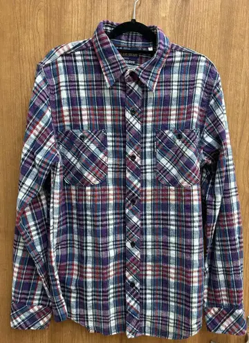 BLUE BLUE INDIGO DYE 플란넬 셔츠 M